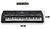 Kit Teclado Musical Yamaha PSR-SX600 Preto + Suporte X + Banqueta X + Pedal Sustain - loja online