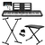 Kit Teclado Musical CASIOTONE CT-S200 CASIO Preto Aplicativo Chordana Play + Suporte X + Banqueta X