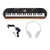 Kit Teclado Infantil Casio Sa-76 Laranja - 44 Miniteclas + Fone De Ouvido + Fonte