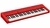 Teclado Casio CT-S1 Vermelho - 61 Teclas Sensitivas + Suporte X + Pedal Sustain - Super Sonora - Teclados Musicais, Pianos e Instrumentos Musicais