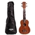 Kit Ukulele Soprano Acústico 21S Sapele Malibu + Capa + Correia + Palhetas + Afinador + Roldana