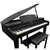 Piano Digital Tokai TP200c com Estante de Cauda Preto Fosco - 88 Notas