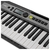 Kit Teclado Musical CASIOTONE LK-S250 CASIO Preto Teclas Iluminadas APP Chordana Play + Fone + Suporte X