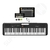 Kit Teclado Musical CASIOTONE CT-S200 CASIO Preto Aplicativo Chordana Play + Capa + Suporte X + Banqueta X na internet