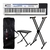 Piano Digital Casio Privia PX-5S Branco 88 Teclas + Suporte Duplo + Banqueta + Capa