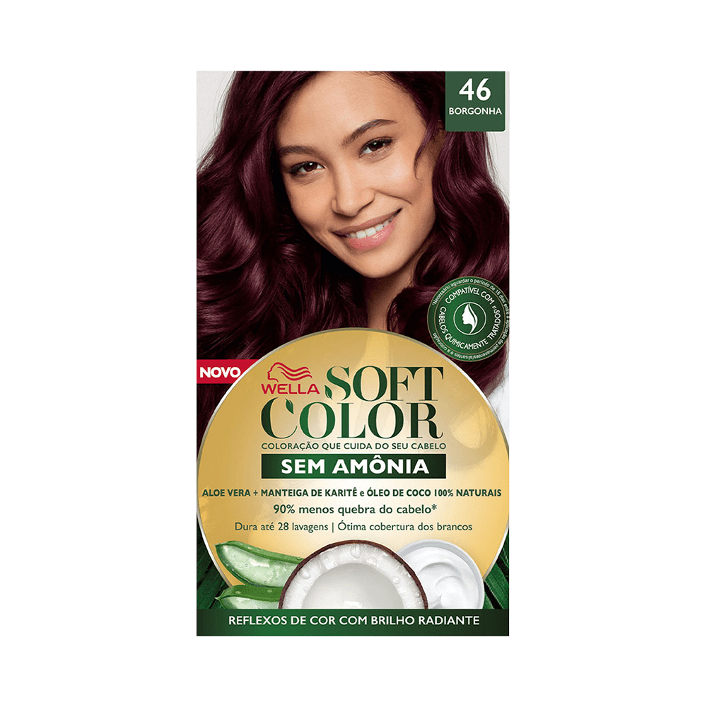 Tonalizante Soft Color Borgonha 46 - Wella