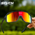 Óculos Espelhado Sol Unissex Ciclismo Bike Atleta Multifuncional Esporte - comprar online