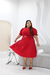 Vestido Plus size ketlen-Vermelho - comprar online