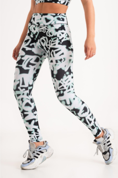 LEGGIN GRAFITY B&AQUA