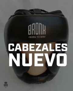 CABEZAL CON MENTON Y POMULO DE CUERO IMPORTADO (PRO) - Bronx Boxing