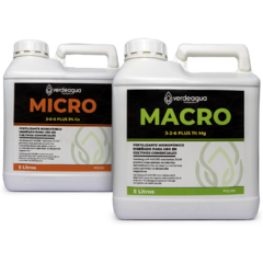 Combo Nutrientes Hidroponia Verdeagua Macro y Micro - Verdeagua