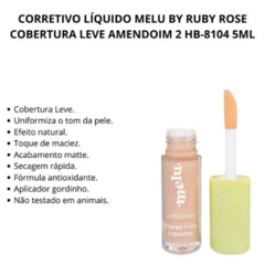 Corretivo Líquido Melu by Ruby Rose - Super Vaidosa Makes e Imports