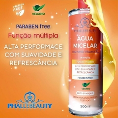 Phállebeauty - Água Micelar com Vitamina C Vegana 200ml na internet