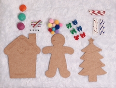 Jogo Papai Noel + Pintura de Enfeites + Decoração com arte
