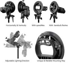 Bracket Adaptador Para Speedlite Godox - comprar online