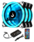 Kit 3 Cooler Fan RGB Smart 120mm 12V Com Controle