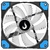 Kit 3 Cooler Fan Wind Led Azul Rise Mode RM-WN-01-BB na internet