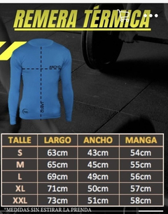 Remera Termica Primera Piel Frizada Marca Body Therm! - Citideportes