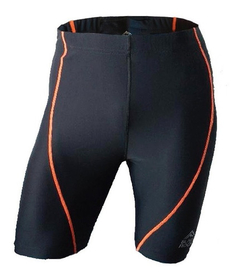 Calza Running Hombre Black Rock Costura Plana