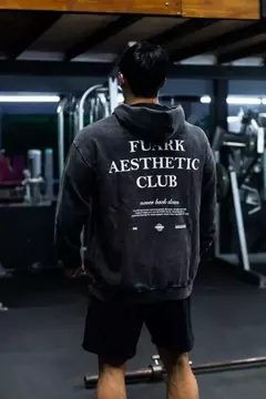 Buzo Hoodie Prewash Fuark Gym,culturismo,calistenia,crosfitt - Citideportes