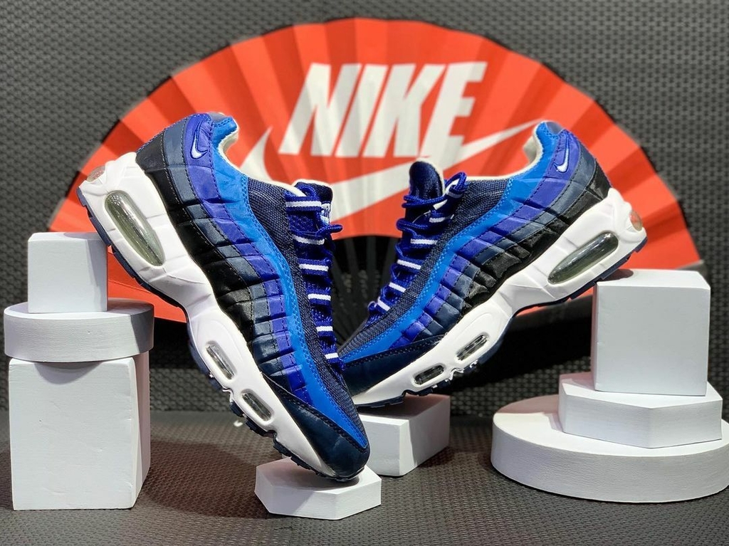 Air max 95 preto e cheap azul