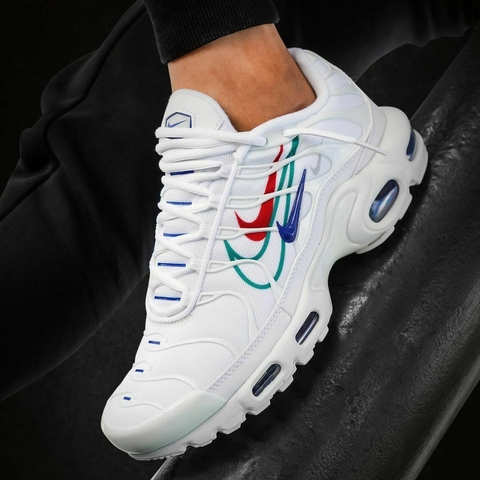 White rainbow nike air cheap max