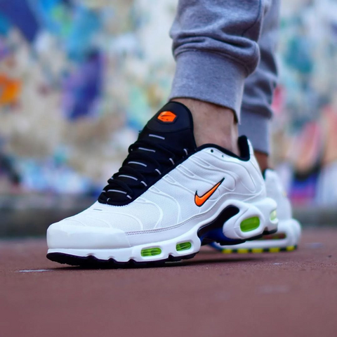 NIKE AIR MAX PLUS TN1 - BRANCO E AZUL - TUNED AIR