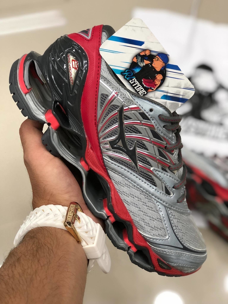 Mizuno prophecy 8 cinza e vermelho sales