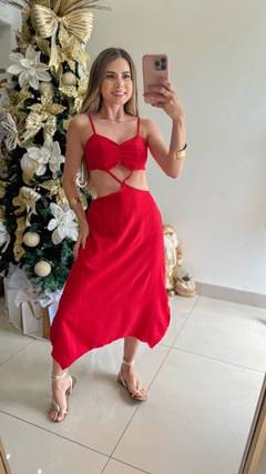 Vestido Lili Vermelho - comprar online