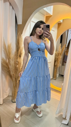 Vestido Cris Azul