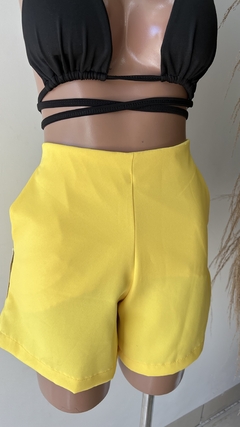 Short Alfaiataria Amarelo G - comprar online