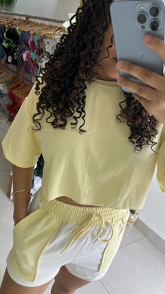 Conjunto Mariah M Amarelo na internet