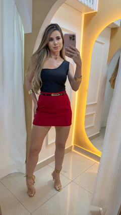 Short Saia Nara M Vermelho