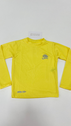 Camisa UV Amarelo 3/4 Anos