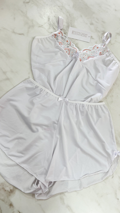 Babydoll Renda G Branco