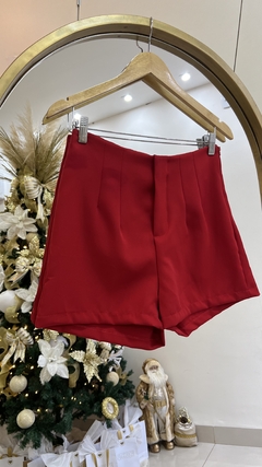 Short Zara M Vermelho