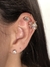 Conjunto Piercing Fake + Brinco 16