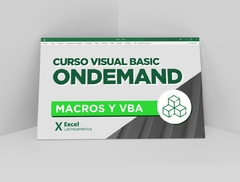 CURSO DE MACROS Y VBA ON DEMAND - comprar online