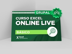 CURSO BÁSICO DE EXCEL GRUPAL ONLINE LIVE - comprar online