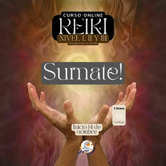 Curso Online REIKI NIVEL I, II Y II - TERAPEUTA EN REIKI - VALOR INSCRIPCIÓN - CURSO DE INICIO - 2 meses - Valor Inscripción: