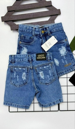 BERMUDA JEANS LUXO MARCAS IX - comprar online