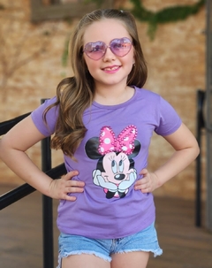 BLUSINHA LUXO PEDRARIA MINNIE - Atacado Infantil Mundo K