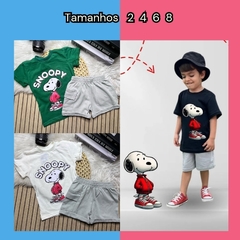 CONJUNTO MENINO SNOOPY