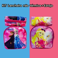 KIT LANCHEIRA TÉRMICA + ESTOJO MENINA PERSONAGENS - loja online