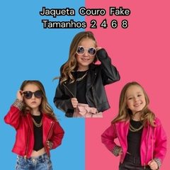 JAQUETA COURO FAKE