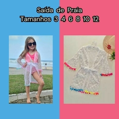 SAÍDA DE PRAIA COM POMPOM COLOR