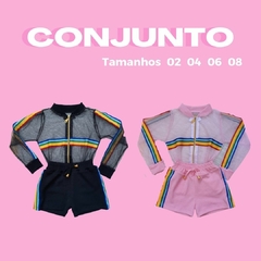 CONJUNTO ARCO IRIS - Atacado Infantil Mundo K