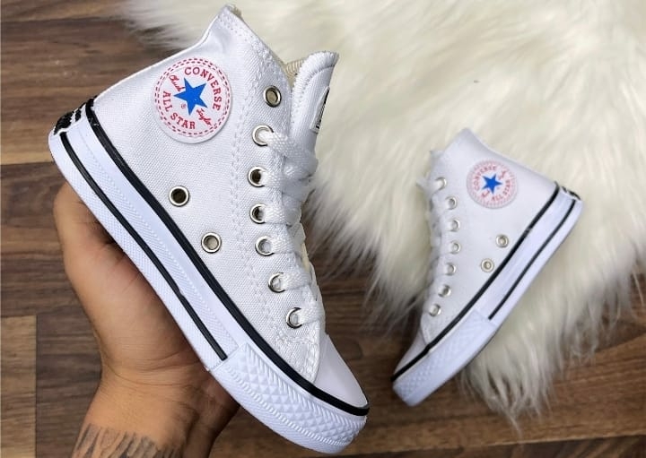 Tênis Botinha All Star Cano Alto Feminino Preta - Vendo e Compro