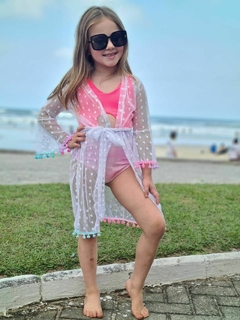 SAÍDA DE PRAIA COM POMPOM COLOR - comprar online