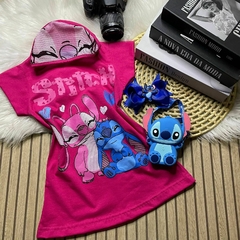 VESTIDO STITCH COM TOUCA DIVERTIDA na internet